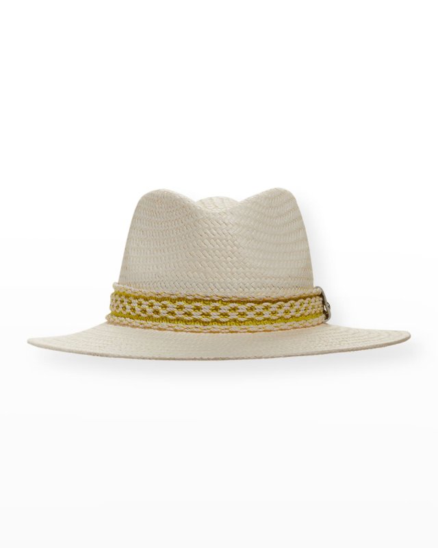Straw Packable Fedora Hat